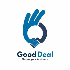 Good deal logo template illustration