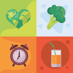 health day four icons