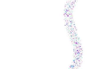 Rainbow Tinsel. Fantasy Foil. Falling Background. Holographic Effect. Luxury Art. Disco Element. Violet Retro Glitter. Laser Christmas Decoration. Purple Rainbow Tinsel