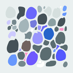 Illustration of natural stone arrangement