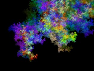 Imaginatory fractal abstract background Image