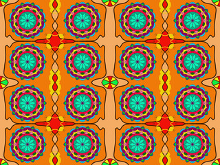 Pavimento con mattonelle di azulejos