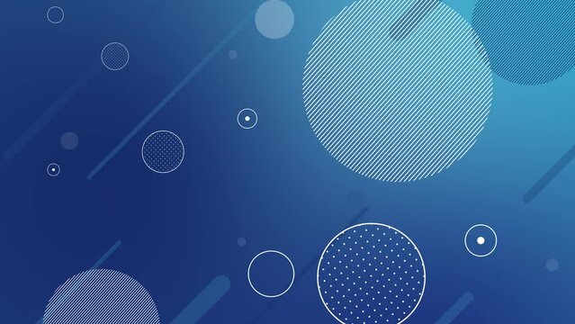 Abstract motion graphics. Trend Blue Gradient Background