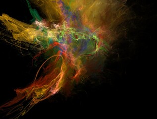 Imaginatory fractal abstract background Image