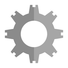 Realistic gear icons. Settings and adjustments. Vectors.