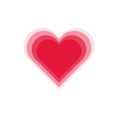 Beat of the Heart. Crushes and love. Vectors.