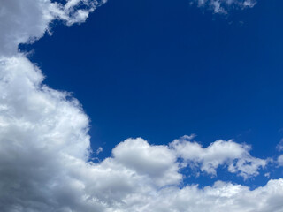 blue sky with clouds