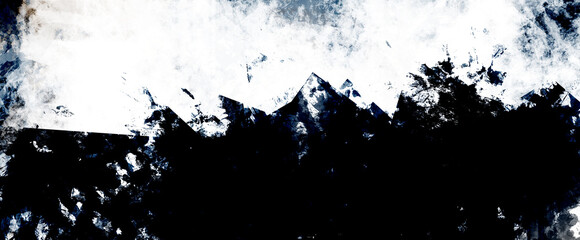 抽象的　水墨画　テクスチャ