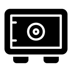 safebox glyph icon