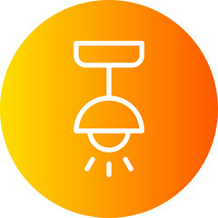 lamp gradient icon