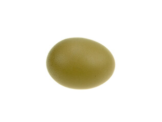 organic fresh egg isolated on a white background