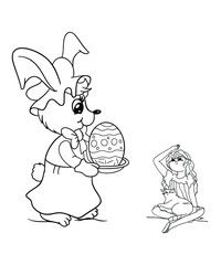 Easter Coloring Page 