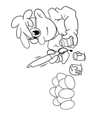 Easter Coloring Page 