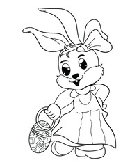 Fototapeta premium Easter Coloring Page 