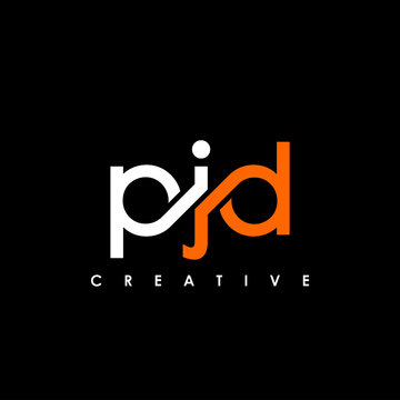 PJD Letter Initial Logo Design Template Vector Illustration