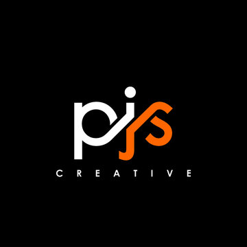 PJS Letter Initial Logo Design Template Vector Illustration