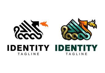 Logo Viking Ship Vector Illustration Template Good for Any Industry