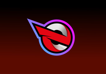 Logo Typography Letter E Circle Vector Illustration Template Good for Any Industry