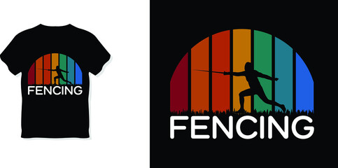Fencing T-Shirt Design
