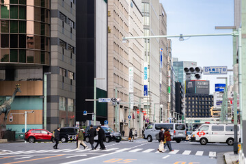 日本橋三丁目の風景