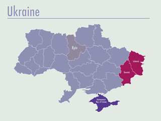 Map of Ukraine © angelesmo