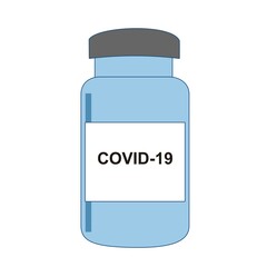 covid-19 vaccine bottle