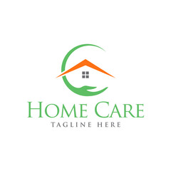 Home care logo icon vector design illustration