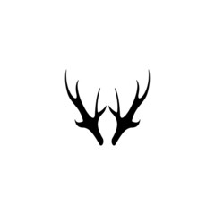 deer icon logo vector illustration