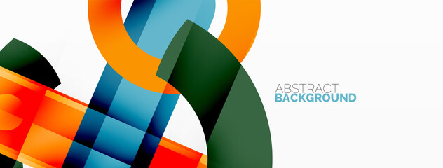 Color geometric stripes, lines abstract background. Minimal geometric template for wallpaper, banner, presentation