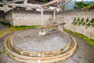 Ancient Chinese grain grinder