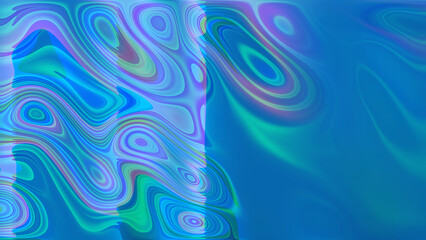 Abstract multicolored textural liquid background.