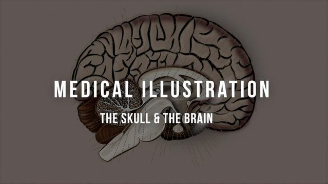 The skull and the brain