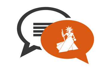 Logo huissier de justice.