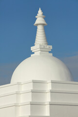Buddhist stupa of enlightenment on Ogoy Island, Baikal Lake.