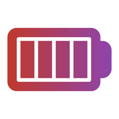 full battery gradient icon