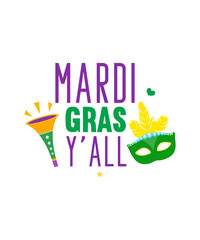 Mardi Gras SVG Bundle, Fat Tuesday Svg, Carnival Svg, Funny Mardi Gras SVG, Beads Bling Svg, king cake, Svg files for cricut, Silhouette