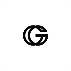 letter g logo vector line template