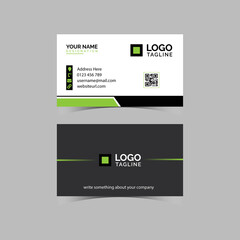 New Creative Corporate Business Card, Colorful Business Card Vector Template