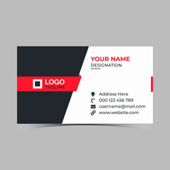 New Creative Corporate Business Card, Colorful Business Card Vector Template