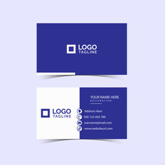 New Creative Corporate Business Card, Colorful Business Card Vector Template