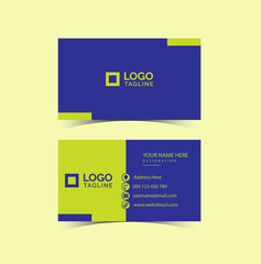 New Creative Corporate Business Card, Colorful Business Card Vector Template