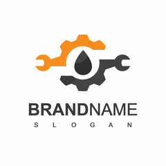 Oil Company Logo Design Template