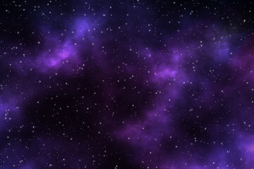 Fototapeta na wymiar Purple galaxy sky at night illustration design