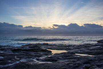 sunrise over the sea