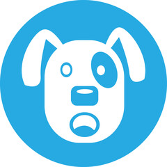 Dog Icon animal sign symbol design