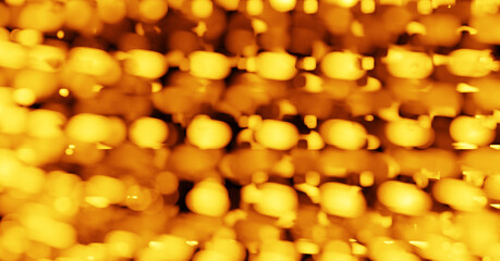 Render with bright yellow bokeh