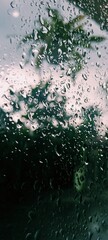 rain on the window