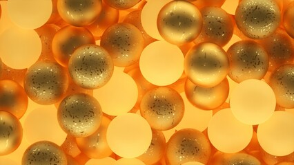 background with spheres