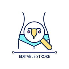 Gynecology care RGB color icon