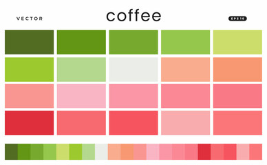 Guava Vector Color Scheme Palettes